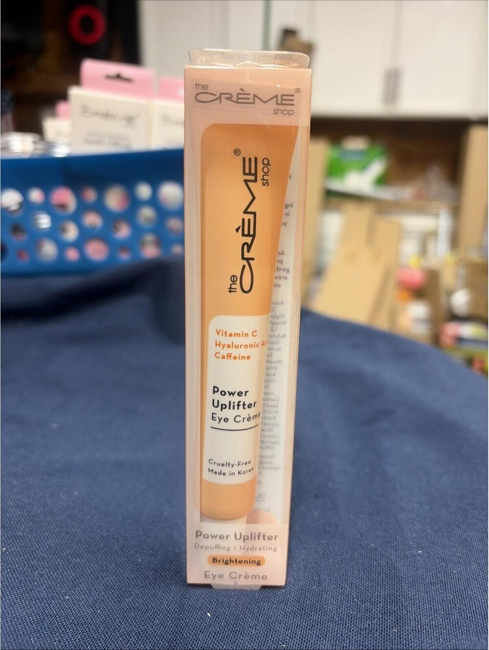 The Crème Shop Power Uplifter Eye Crème Depuffing + Hydrating Brightening NEW